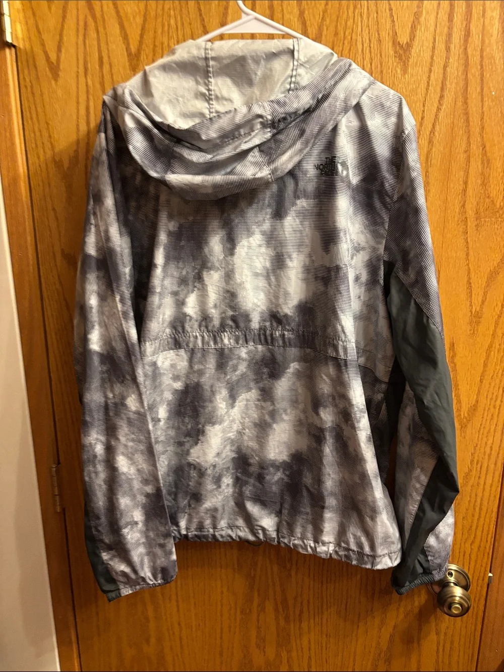 The North Face Black and Light Gray Women's/Unisex Shell Jacket